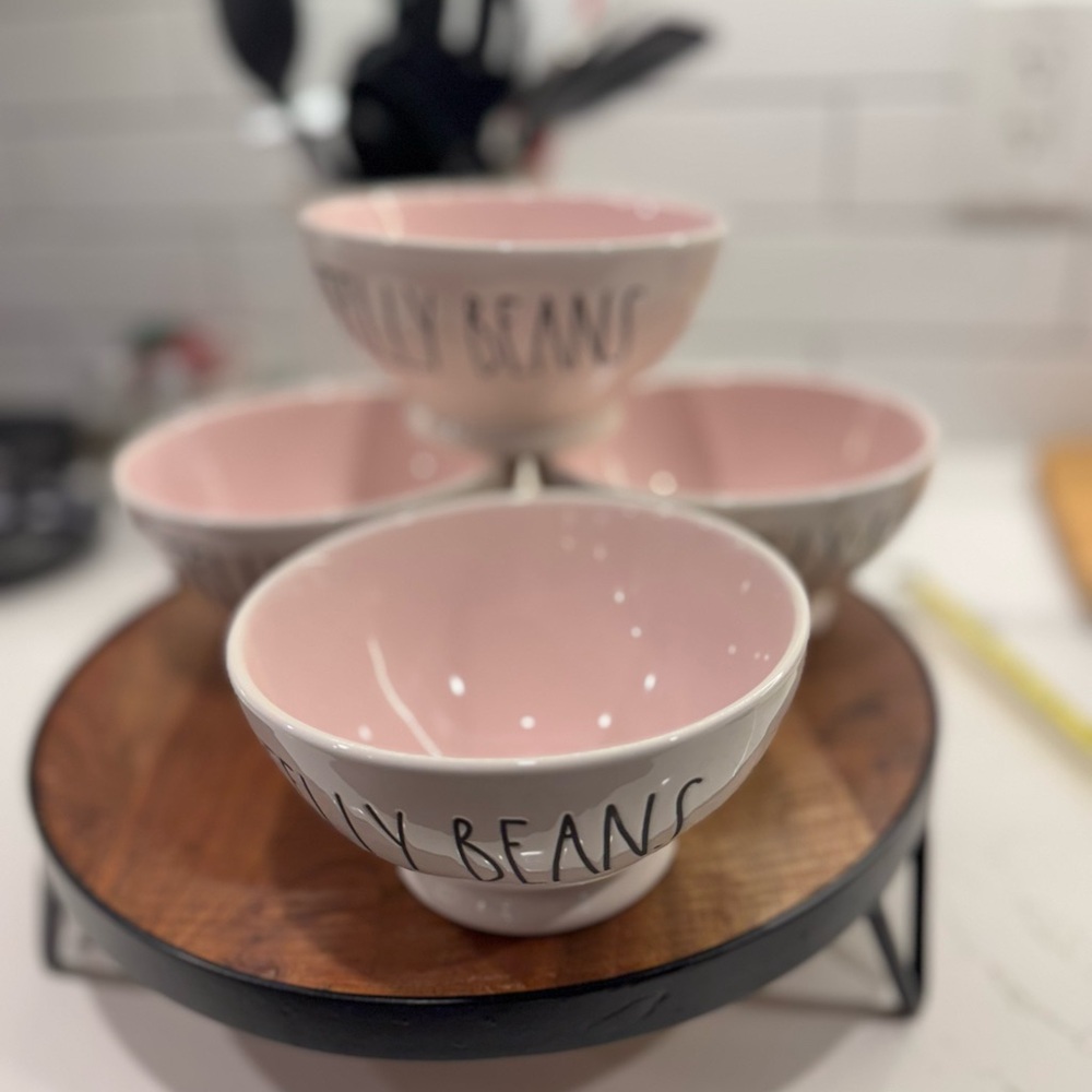 Rae Dunn Pink Jelly Beans Bowls